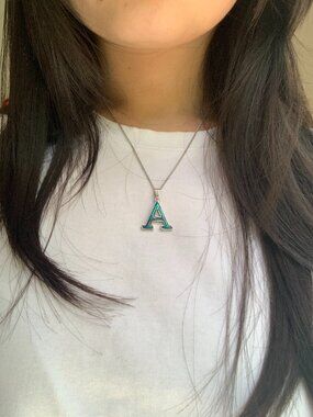 Silver Initial Necklace